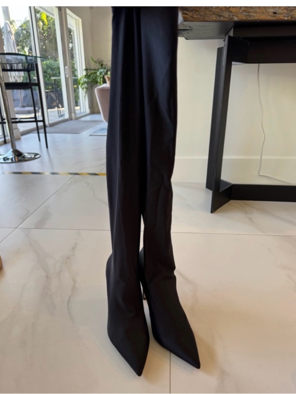 ALDO Caldan over the knee boot stiletto heel size 9